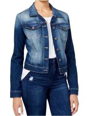 Jessica Simpson Pixie Denim Jean Jacket Plus Size 2X